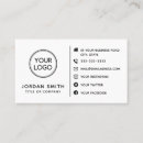 Search for social media icons business cards Logo