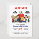 Search for brown birthday invitations Peanuts