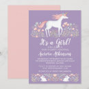 Search for unicorn baby girl shower invitations Flowers