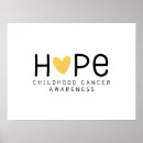 Search for childhood cancer awareness posters Hope