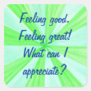 Search for feel good stickers Green