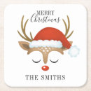 Search for reindeer paper coasters cute
