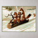 Search for winter forest animals posters Trees
