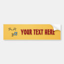 Search for smiling bumper stickers Yellow