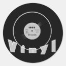 Search for vintage stereo stickers Music