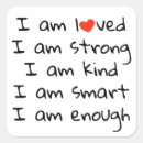 Search for affirmation square stickers God