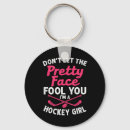 Search for hockey girl key rings Kids