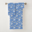 Search for blue seashells bath towels Coastal