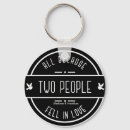 Search for wedding favor key rings Black white