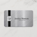Search for stainless steel business cards Iron
