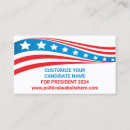 Search for political business cards Presidential election