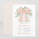 Search for peach baby girl shower invitations Elegant