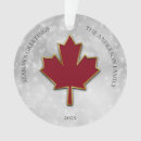 Search for canadian maple leaf christmas tree decorations Canadiana