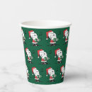 Search for santa claus paper cups Snoopy