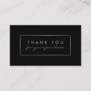 Search for black silver thank you cards Minimalist