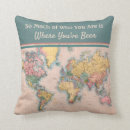 Search for wanderlust cushions Vintage map