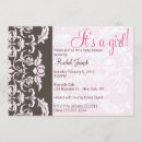 Search for damask invitations Brown