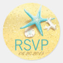 Search for starfish wedding stickers Seashell