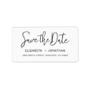 Search for save return address labels Black and white