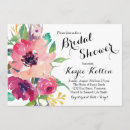 Search for bright flowers invitations Pink