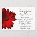 Search for red gerbera invitations Daisies
