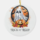 Search for trick or treat christmas tree decorations Ghost