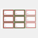 Search for christmas business labels Stripes