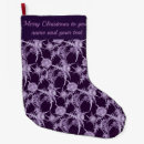 Search for lilac christmas stockings Pattern