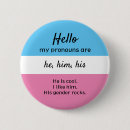 Search for he him pronoun badges Trans