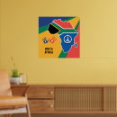 Search for peace map posters Flag
