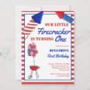 Search for patriotic 1st birthday invitations Fourth of july birthday