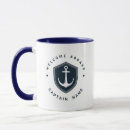 Search for sailing anchor mugs Navy blue