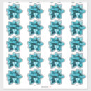 Search for teal bow stickers Aqua