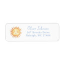 Search for nursery return address labels Watercolor