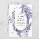 Search for wisteria invitations Purple