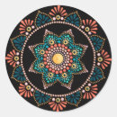 Search for blue chakra stickers Mandala