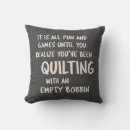 Search for funny sayings cushions Black and white
