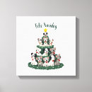 Search for funny christmas canvas prints Puppy