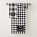 Search for black and white christmas bath towels Classic