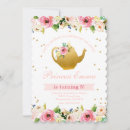 Search for princess tea birthday invitations Floral