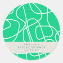 Search for green abstract stickers Stylish