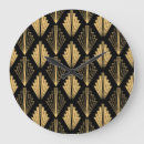 Search for art deco black gold clocks Geometric
