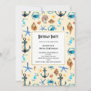 Search for seashell birthday invitations Coastal