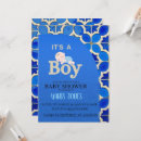 Search for moroccan baby shower invitations Blue