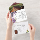 Search for wine barrel wedding invitations Watercolor