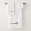 Search for black and white modern bath towels Simple
