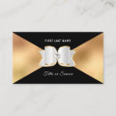 Search for rhinestone business cards Gold