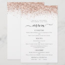 Search for rose gold menus Elegant