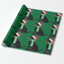 Search for black lab christmas wrapping paper Santa