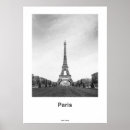 Search for black and white eiffel tower posters Paris